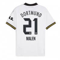 Borussia Dortmund Donyell Malen #21 Tretí futbalový dres 2024-25 Krátky Rukáv